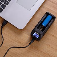 Устройство зарядное универсальное для 1 АКБ с жк дисплеем i1 Rexant 18-2241 картинка 